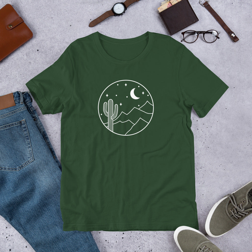 Saguaro Night - Unisex t-shirt