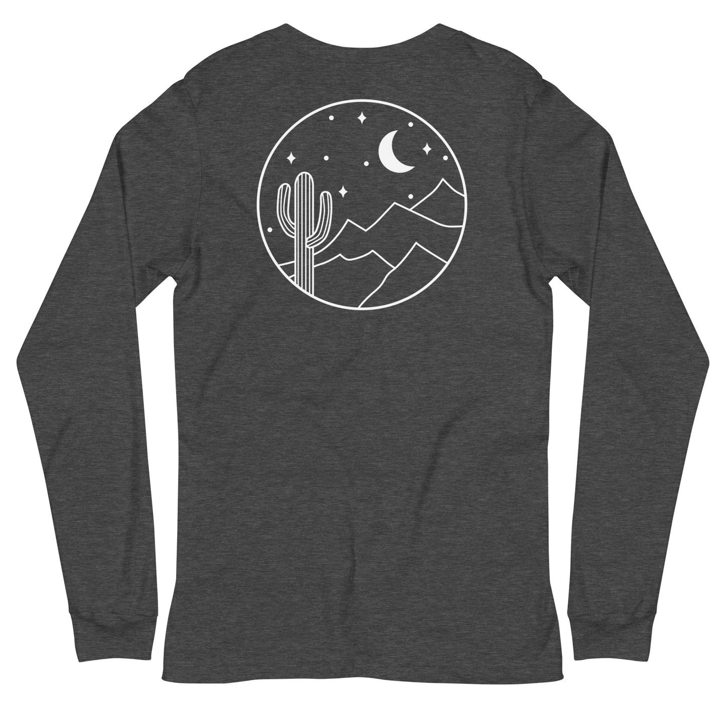 J&P Saguaro Night Back - Unisex Long Sleeve t-shirt