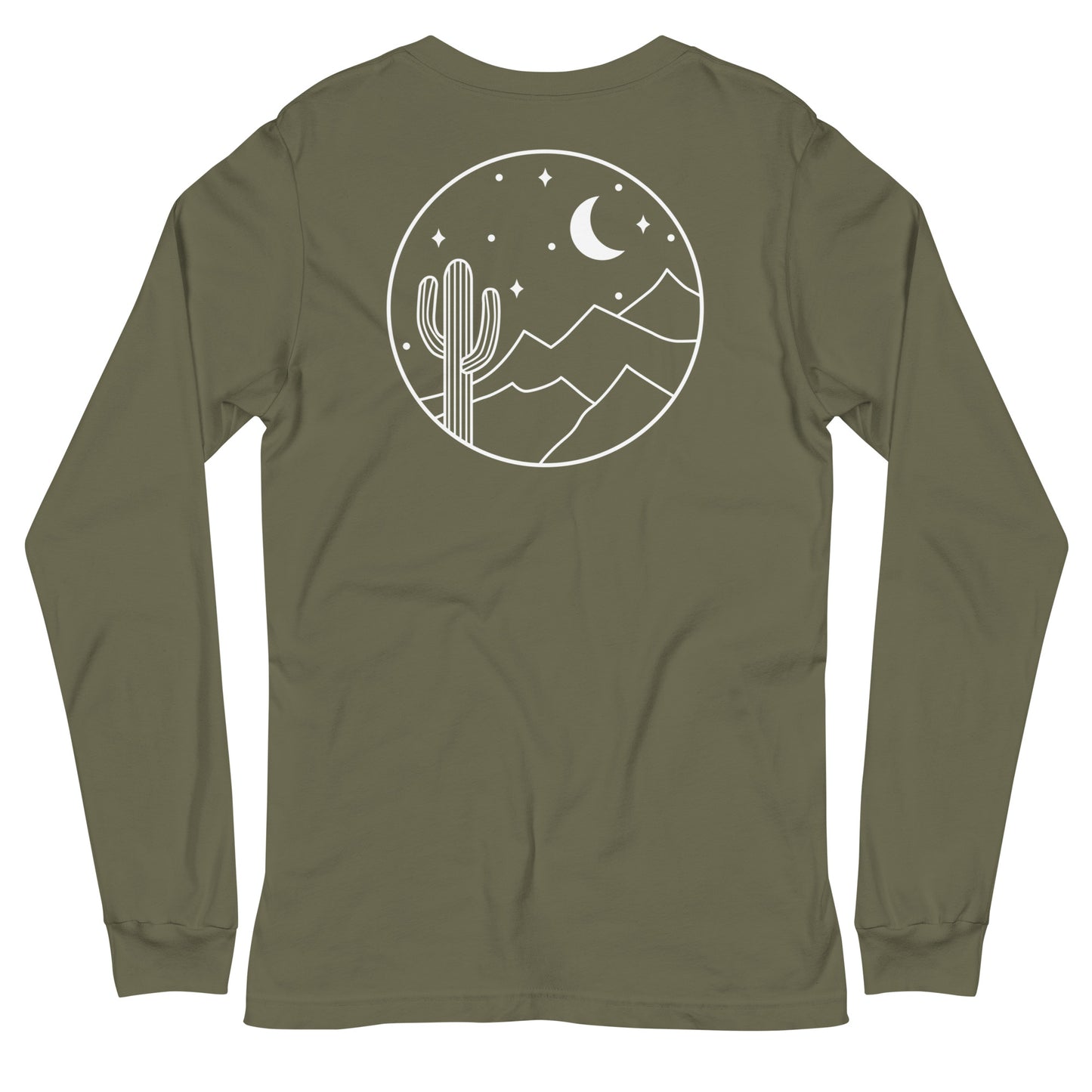 J&P Saguaro Night Back - Unisex Long Sleeve t-shirt