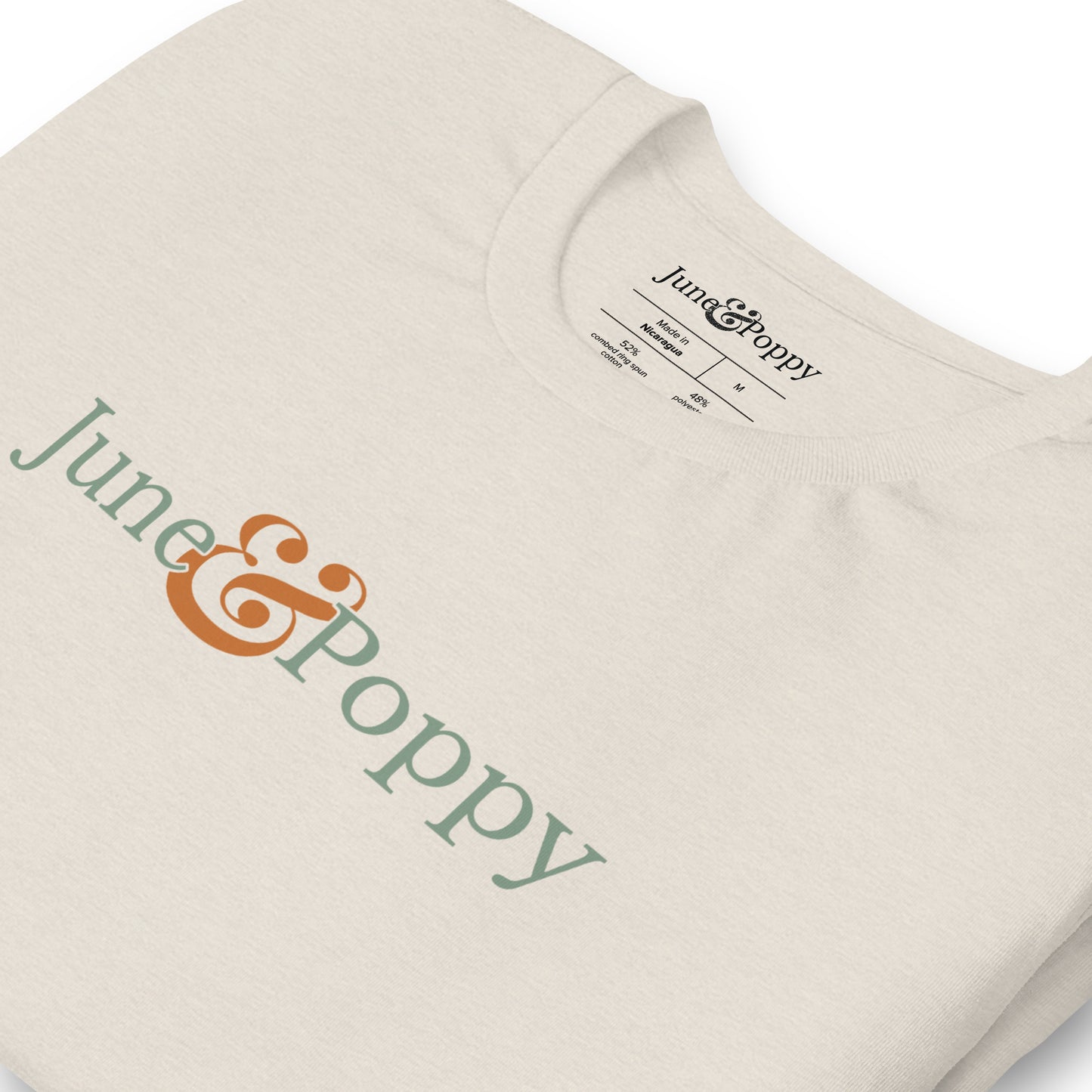 June & Poppy Logo - Unisex t-shirt